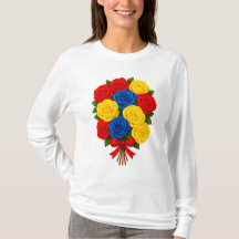 Rosenstrauß Damen Langarm T-Shirt