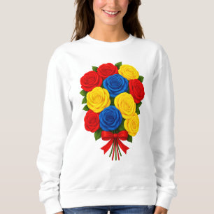 Rosenstrauß Damen-Sweatshirt Sweatshirt