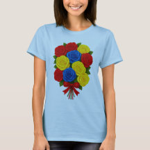 Rosenstrauß Damen T-Shirt