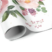 Rosenstrauß Geschenkpapier (Rolleneckpunkt)