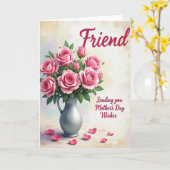 Rosenstrauß Muttertagskarte Karte (Gelbe Blume)