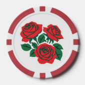 Rosenstrauß Pokerchips (Vorderseite)