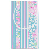 Rosenstreifen Imitate Patchwork Kleine Geschenktüt Kleine Geschenktüte (Rückseite)