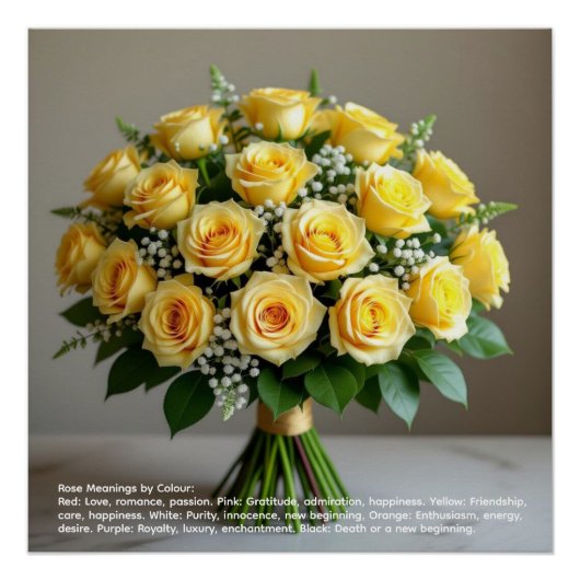 Rosensymbolik Poster (Vorderseite)