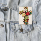Rosentreuz, viktorianische Ära Illustration Button (Insitu)