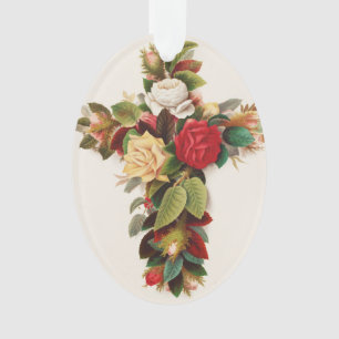 Rosentreuz, viktorianische Ära Illustration Ornament
