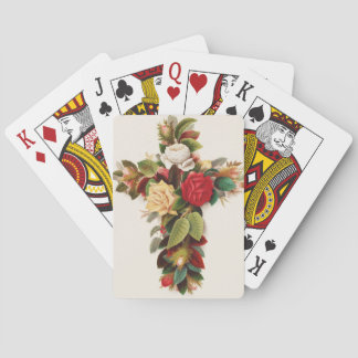 Rosentreuz, viktorianische Ära Illustration Spielkarten