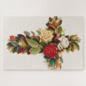 Rosentreuz, viktorianische Illustration Puzzle (Horizontal)