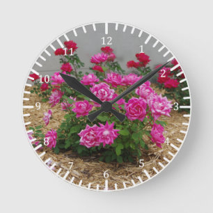 Rosenuhr Runde Wanduhr