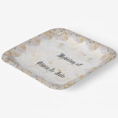 Rosenviertel-Teller Pappteller (Gewinkelt)