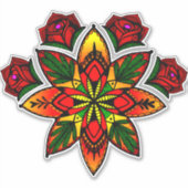 Rosenwanne Aufkleber (Vorderseite)