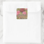 Rosenwasser Aufkleber (Tasche)