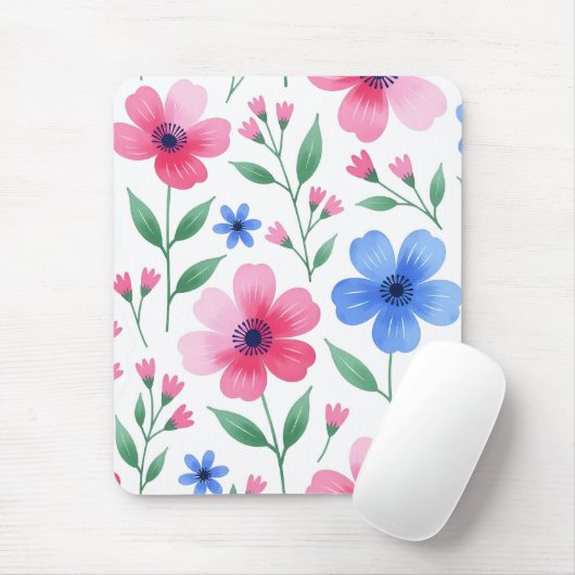 Rosenwasser-Blüten-Delight Mousepad (Mit Mouse)