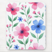 Rosenwasser-Blüten-Delight Mousepad (Vorne)