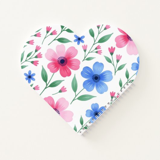 Rosenwasser-Blüten-Delight Notizblock (Rückseite)