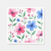 Rosenwasser-Blüten-Delight Serviette (Vorderseite)
