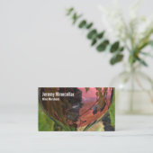 Rosenweinglasweinberg Visitenkarte (Stehend Vorderseite)