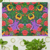 Rosenzähler 4 geschirrtuch (Gefaltet)