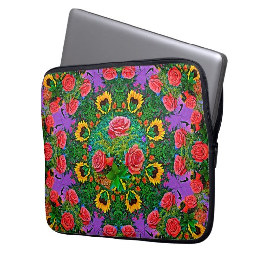 Rosenzähler 4 laptopschutzhülle (Vorderseite Links)