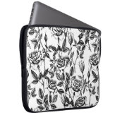 Rosenzeichnung Laptopschutzhülle (Vorne Rechts)