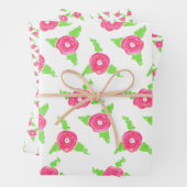 Rosenzieher oder Set für Geschenkgutscheine Geschenkpapier Set (Beispiel)