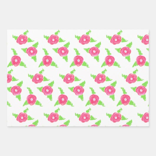 Rosenzieher oder Set für Geschenkgutscheine Geschenkpapier Set (Vorderseite)