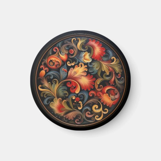 Rosepaint Modern 2 von 6 Magnet (Vorne)