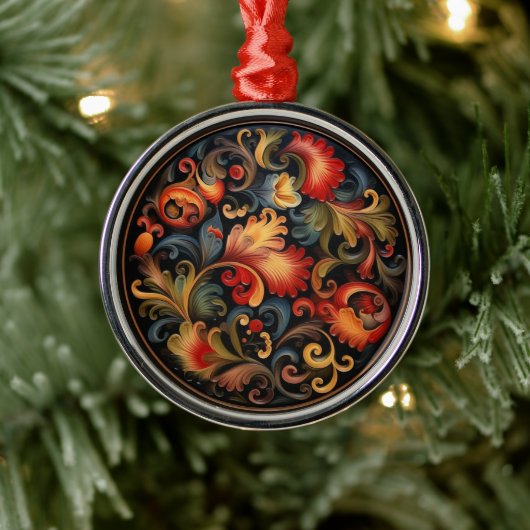 Rosepaint Modern 2 von 6 Ornament Aus Metall (Baum)