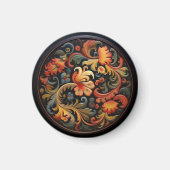 Rosepaint Modern 3 von 6 Magnet (Vorne)