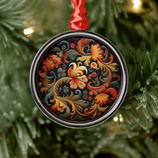 Rosepaint Modern 3 von 6 Ornament Aus Metall (Baum)