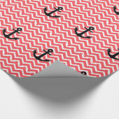 Roser Anker mit Schrägstreifen Geschenkpapier (Ecke)