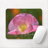 Roser Island-Mohn (von mir fotografiert) Mousepad (Mit Mouse)