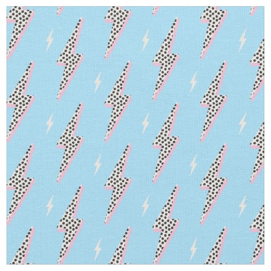 Roser Punkt Blitz Stoff (Nahaufnahme)