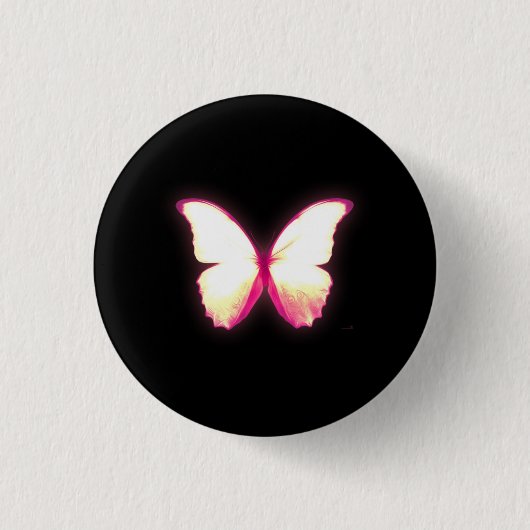 Roser Schmetterlingsknopf Button (Vorderseite)