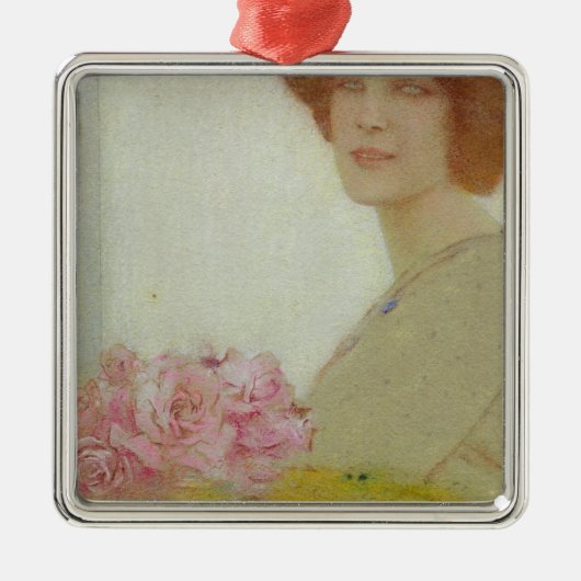 Roses, 1912 silbernes ornament (Vorne)