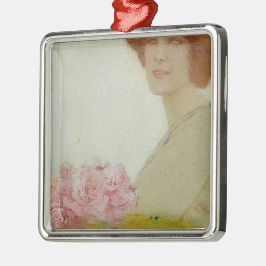 Roses, 1912 silbernes ornament (Links)