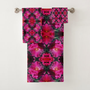 Roses Abstrakte Art Badhandtuch Set