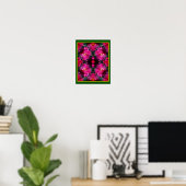 Roses Abstrakte Art Poster (Heimbüro)