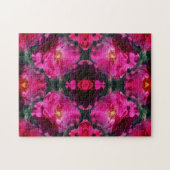 Roses Abstrakte Art Puzzle (Horizontal)
