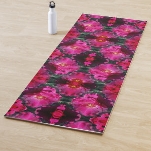 Roses Abstrakte Art Yogamatte