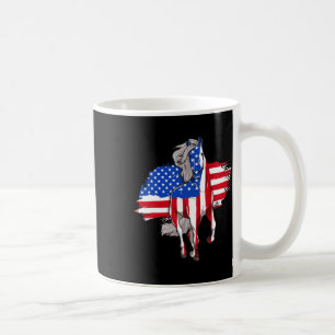 Roses America Flag 4. Juli Unabhängigkeitstag Kaffeetasse