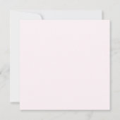 Roses and Shades of Pink Save The Date Card (Rückseite)