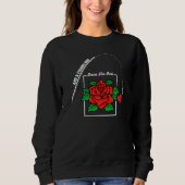 Roses Are Red and A fishing rod Valentines Day Sweatshirt (Vorderseite)