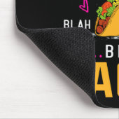 Roses Are Red Blah Blah Blah Tacos Foodie Valentin Mousepad (Ecke)