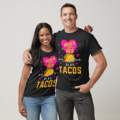 Roses Are Red Blah Blah Blah Tacos Foodie Valentin T-Shirt (Unisex)