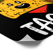 Roses Are Red Blah Tacos Funny Valentine Day Food Poster (Ecke)