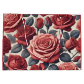 Roses are Red Große Geschenktüte (Rückseite)