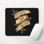 Roses Are Red I Wish I Was Dead - Funny Valentines Mousepad (Mit Mouse)