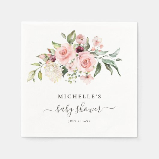 Roses Baby Dusche Serviette (Vorderseite)
