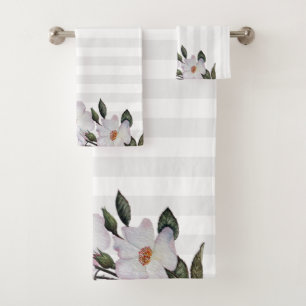 Roses Ballerina Blumendesign Badhandtuch Set